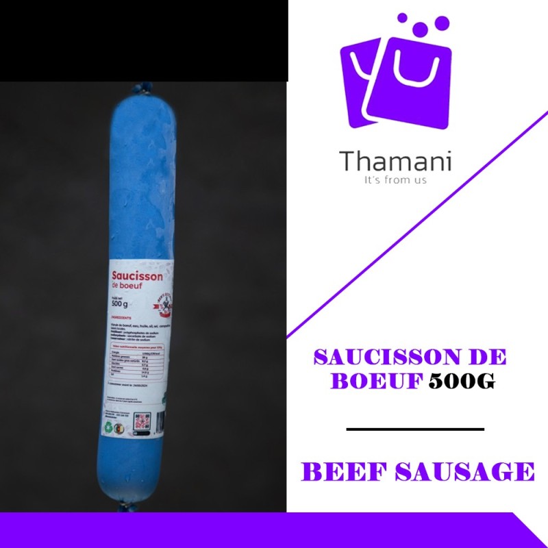 SAUCISSON DE BOEUF 500G