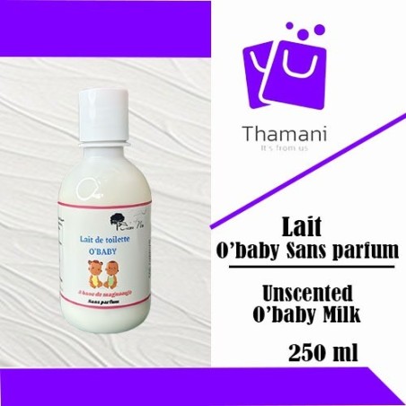 O'BABY FRAGRANCE-FREE CLEANSING MILK 250ml