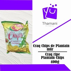 CRAQ RIPE PLANTAIN CHIPS 400G