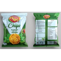 CRAQ NON-RIPE PLANTAIN CHIPS 400G
