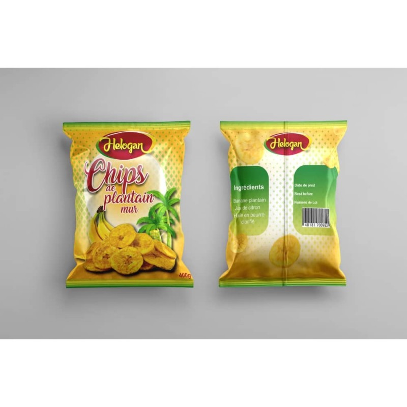 CRAQ RIPE PLANTAIN CHIPS 400G