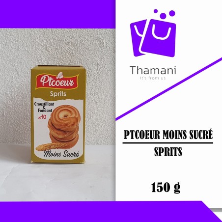 PETIT COEUR BISCUIT MOINS SUCRE 150G