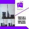 PORTE BIC ET TELEPHONE EN BOIS
