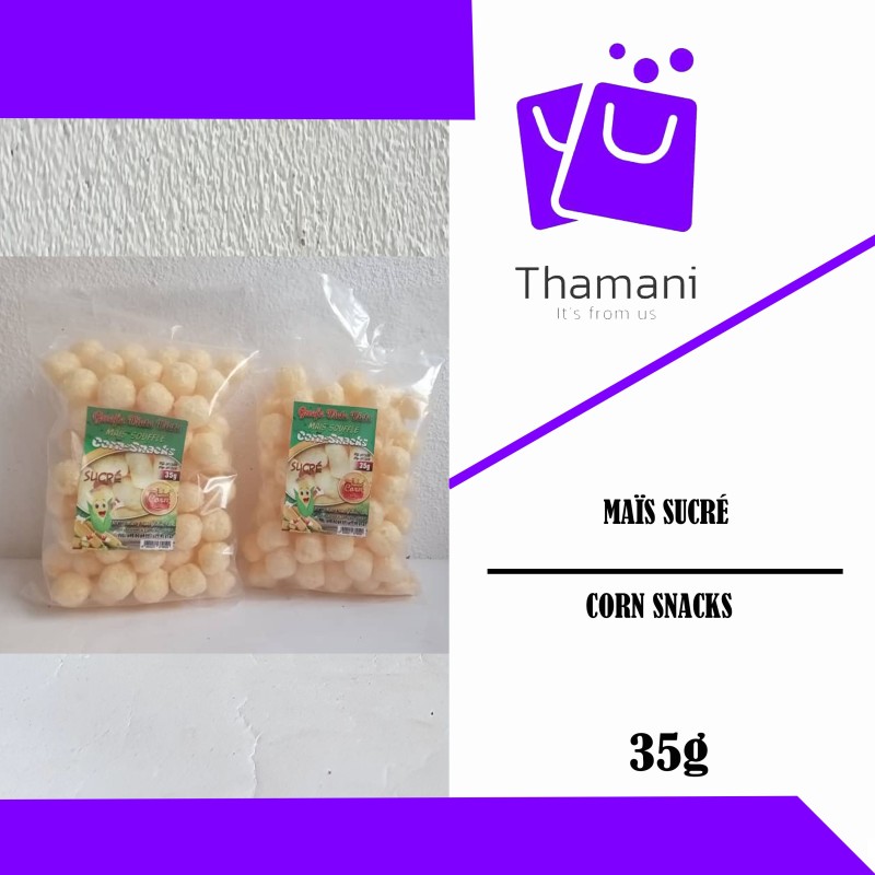 CORN SNAKS SWEET CORN 35G