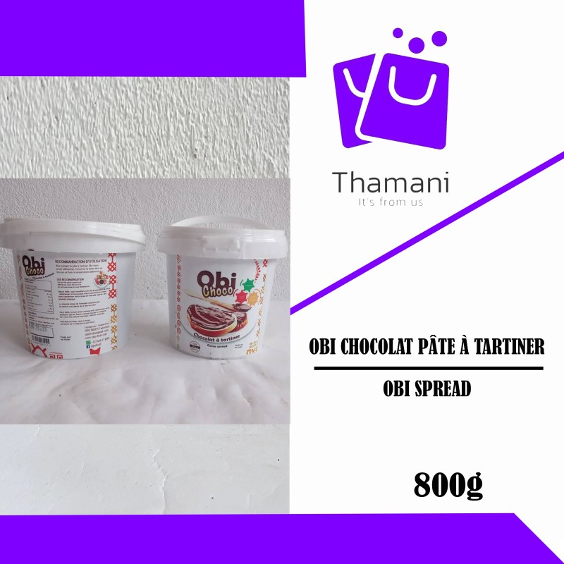 OBI CHOCOLAT PATE A TARTINER 800G